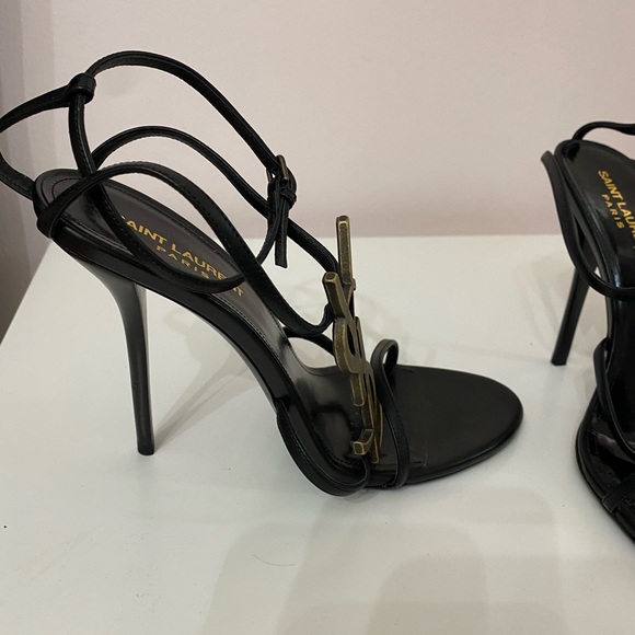 Saint Laurent Cassandra Sandals, size 9 Nero - Picture 6 of 16